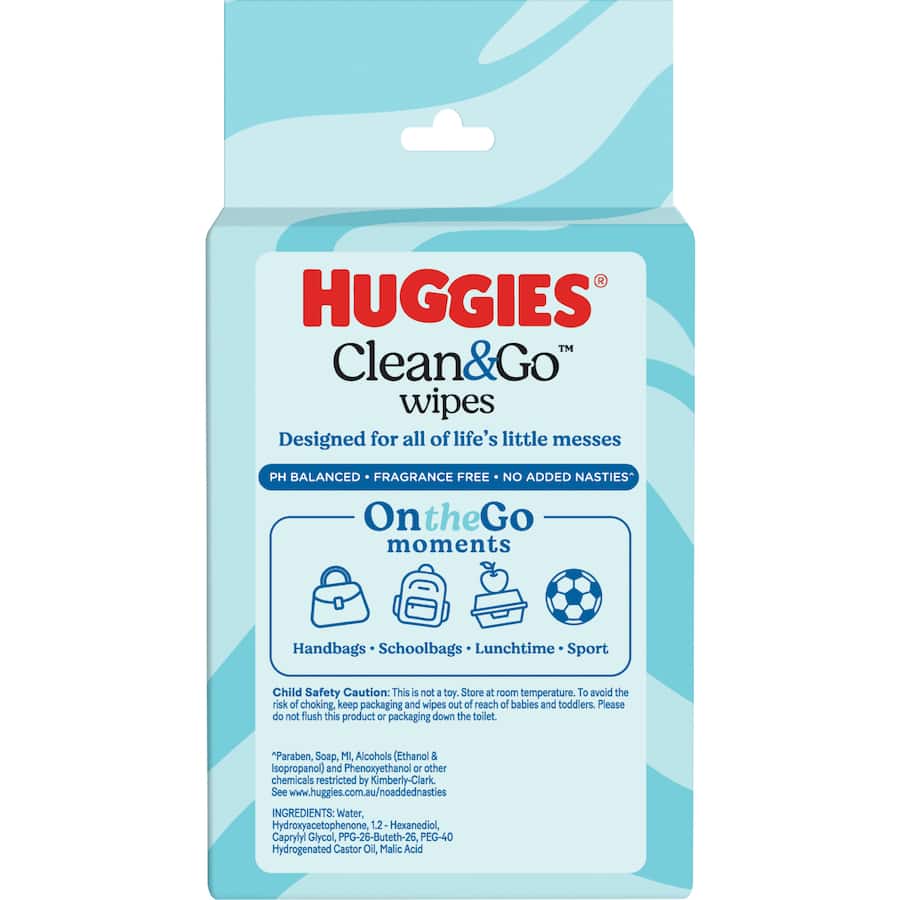 Huggies Wipes Clean & Go 6pack