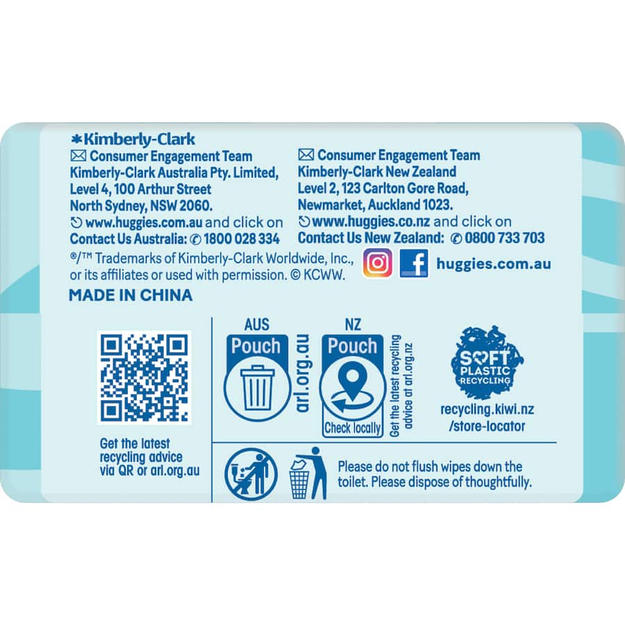 Huggies Wipes Clean & Go 6pack