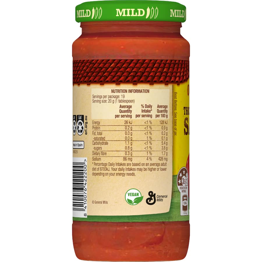 Old El Paso Salsa Thick N Chunky Mild 395g