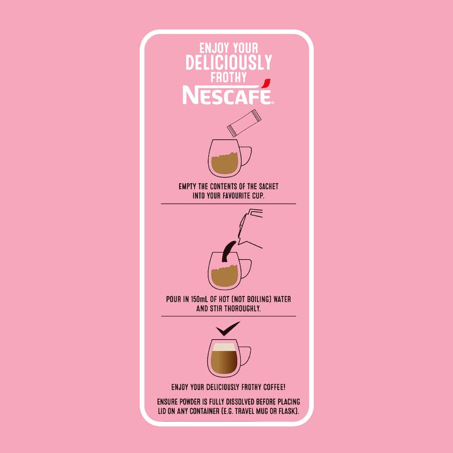 Nescafé Coffee Sachets Krispy Kreme Latte Strawberry 8pack
