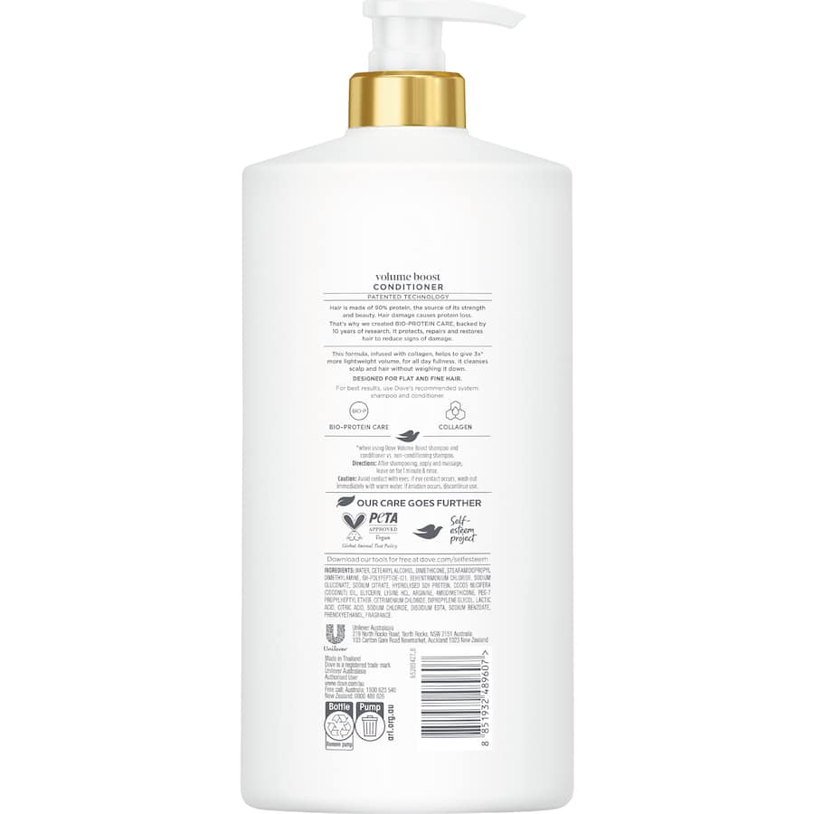 Dove Conditioner Volume Boost + Collagen 850mL