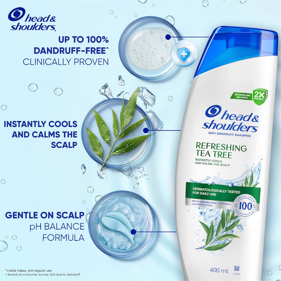 Head & Shoulders Shampoo Tea Tree Oil 400mL