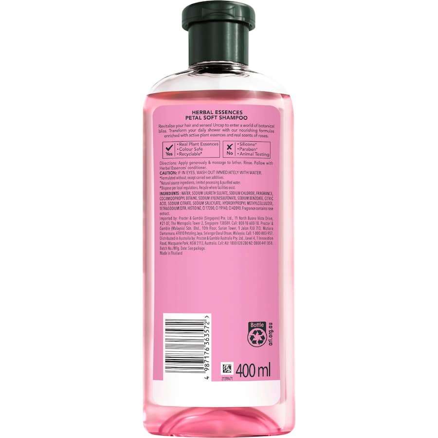 Herbal Essence Shampoo Petal Soft Rose 400mL