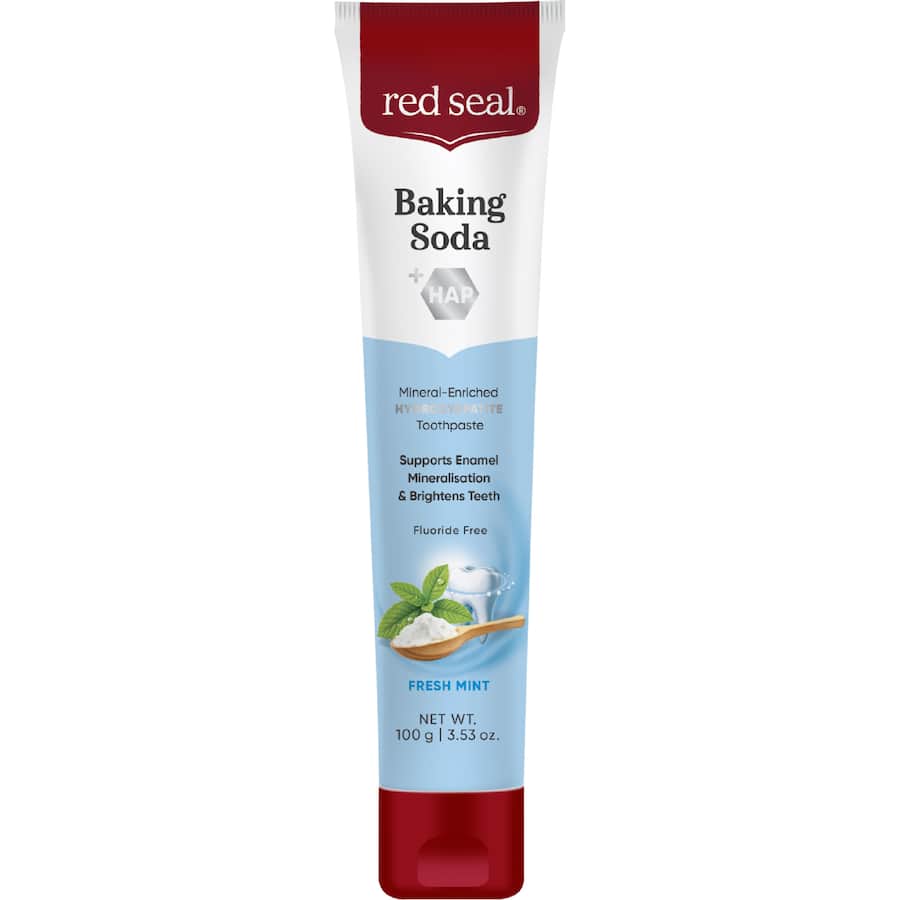 Red Seal Toothpaste Baking Soda +Hap Fresh Mint 100g