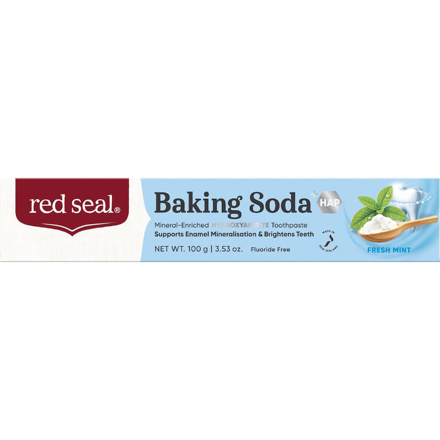 Red Seal Toothpaste Baking Soda +Hap Fresh Mint 100g