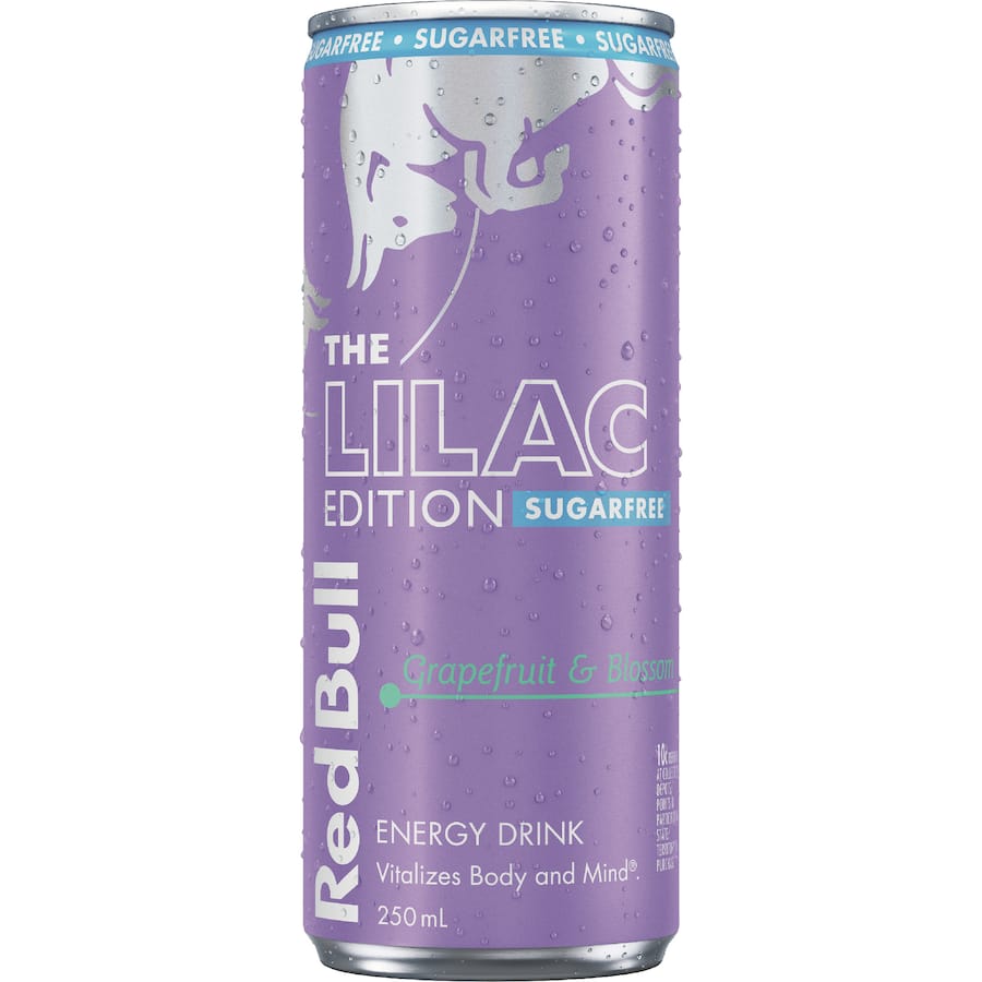 Red Bull Energy Drink Lilac Can 250mL