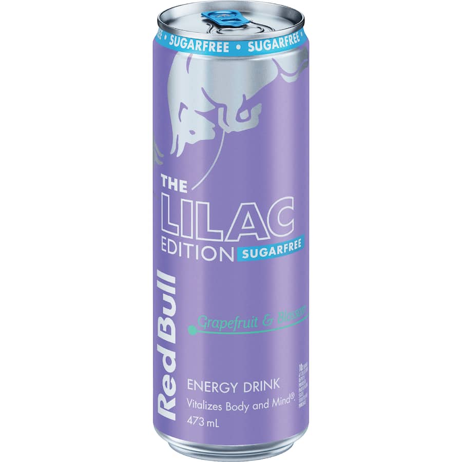 Red Bull Energy Drink Lilac Can 473mL
