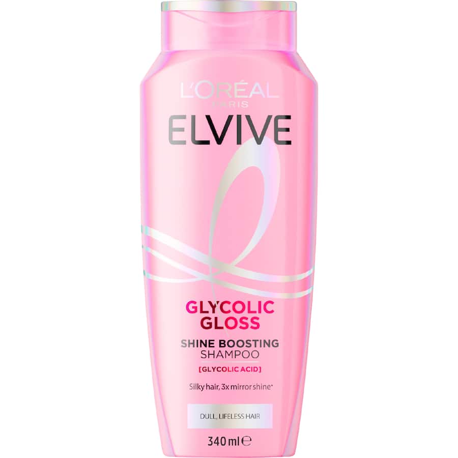 L'oreal Paris Elvive Shampoo Glycolic Gloss Shine Boosting 340mL