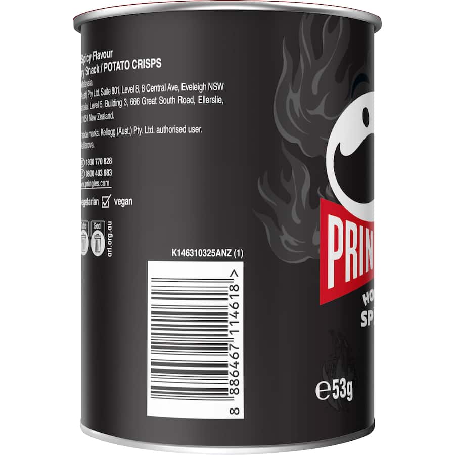 Pringles Chips Hot & Spicy 53g
