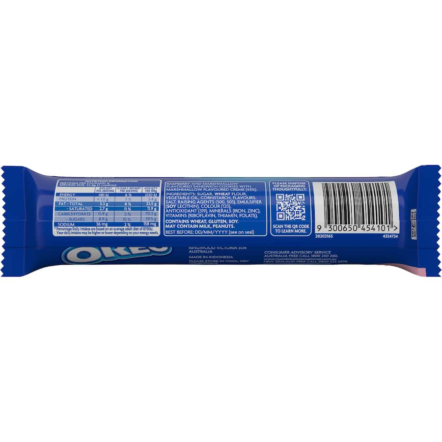 Oreo Biscuits Pascall Marshmallow 136g