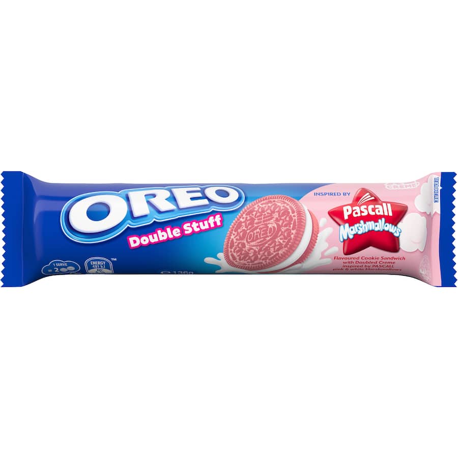 Oreo Biscuits Pascall Marshmallow 136g