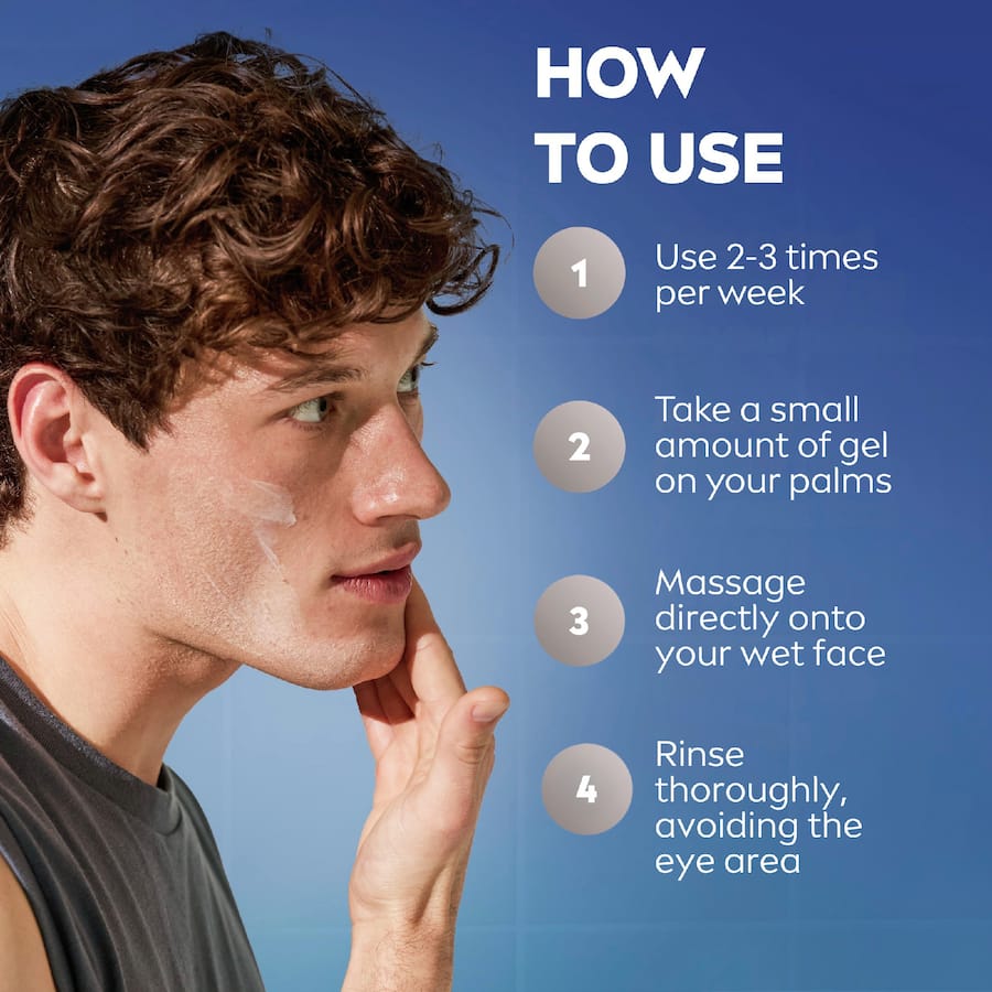Nivea Men Hydrocare Face Scrub Exfoliating 75mL