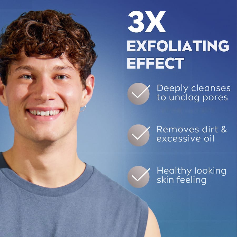 Nivea Men Hydrocare Face Scrub Exfoliating 75mL