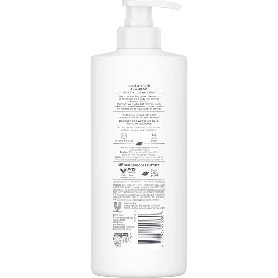Dove Shampoo Bond Strength + Biotin 350mL