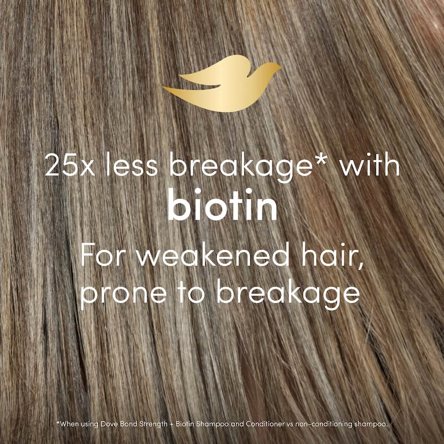 Dove Shampoo Bond Strength + Biotin 350mL