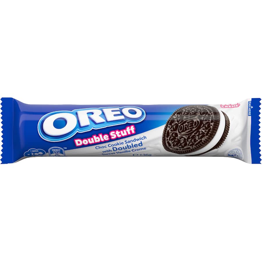 Oreo Biscuits Original Double Stuff 136g