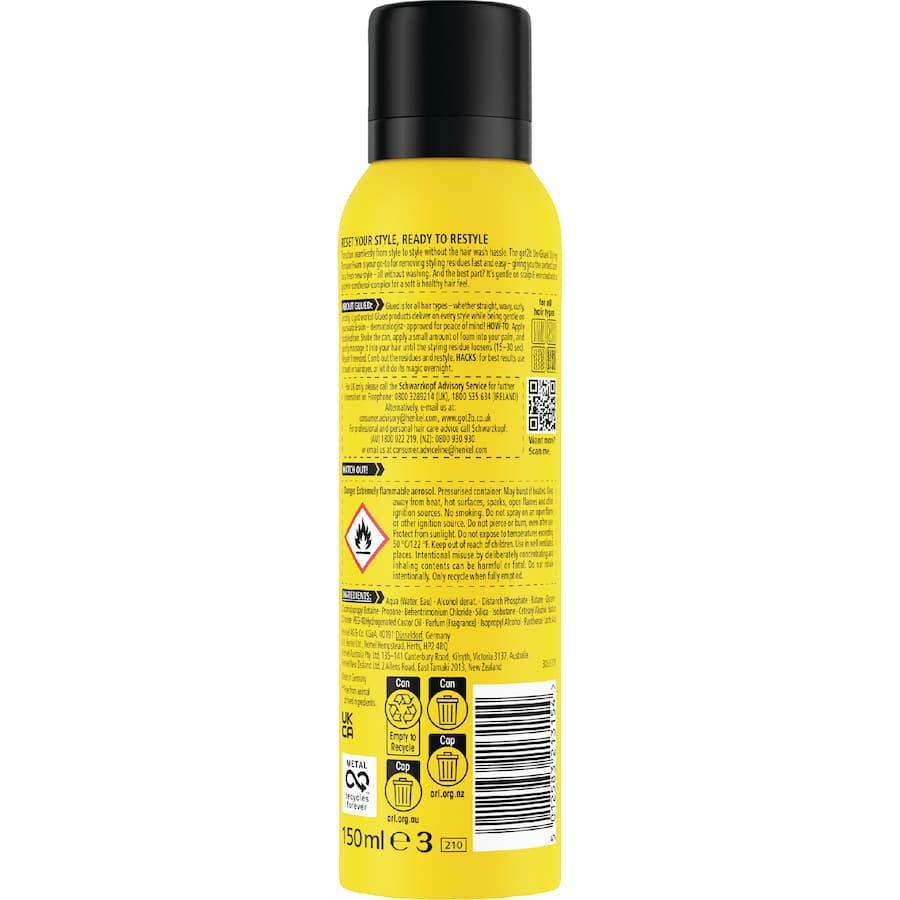 Got2b Styling Remover Foam Un-glued 150mL
