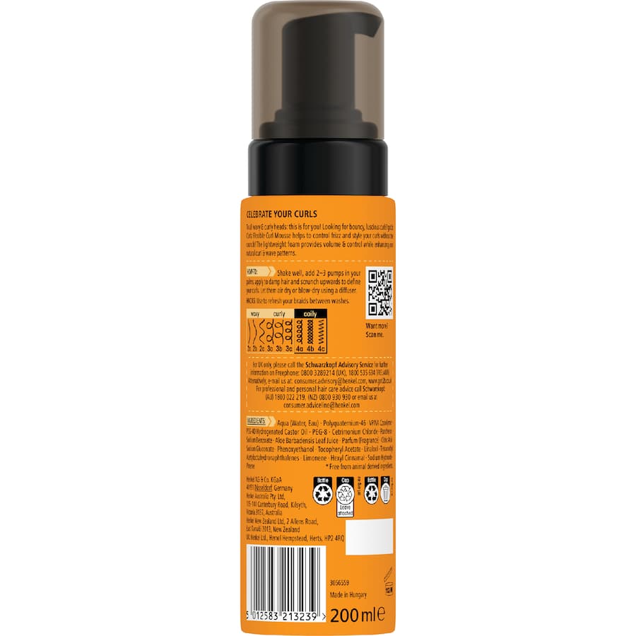 Got2b Flexible Curl Mousse Curlz 200mL