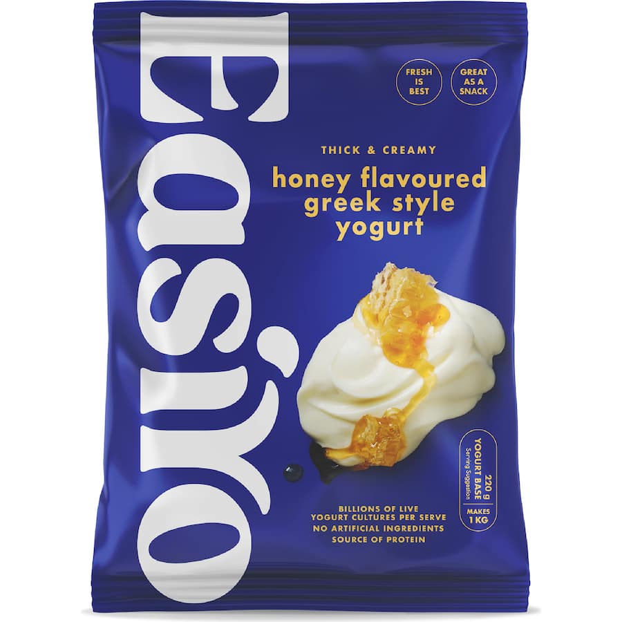 Easiyo Greek Style Yoghurt Base Honey Flavoured 220g