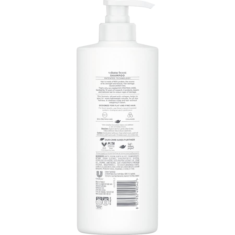Dove Shampoo Volume Boost + Collagen 350mL