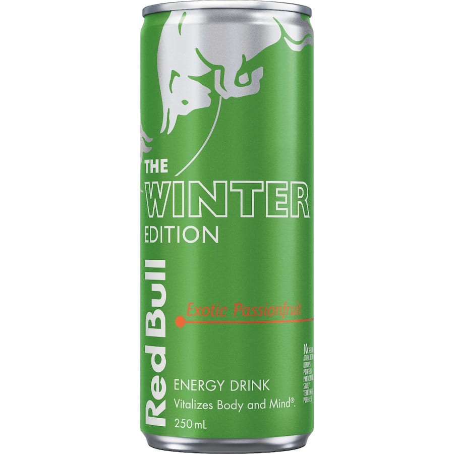 Red Bull The Winter Edition Energy Drink Exotic Passionfruit 250mL
