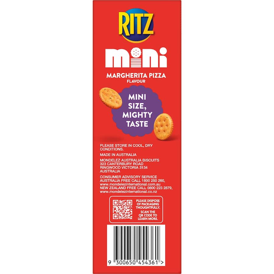 Ritz Crackers Mini Margherita Pizza 155g