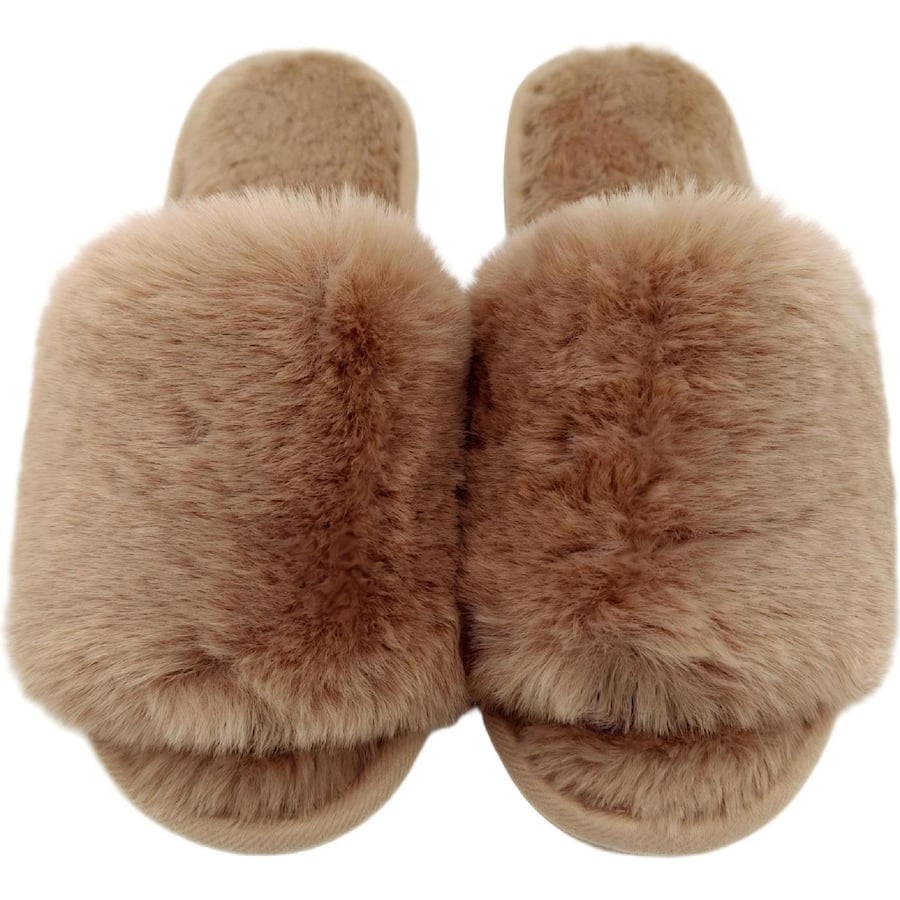 Woolworths Ladies Slippers Satin Faux - Assorted