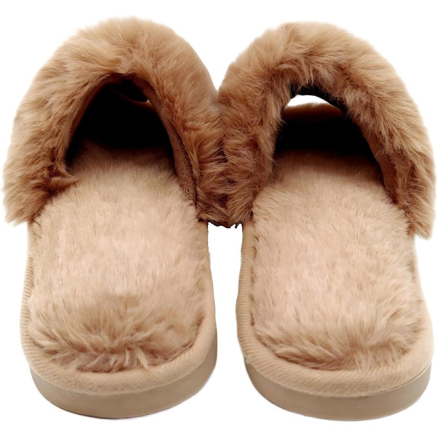 Woolworths Ladies Slippers Satin Faux - Assorted