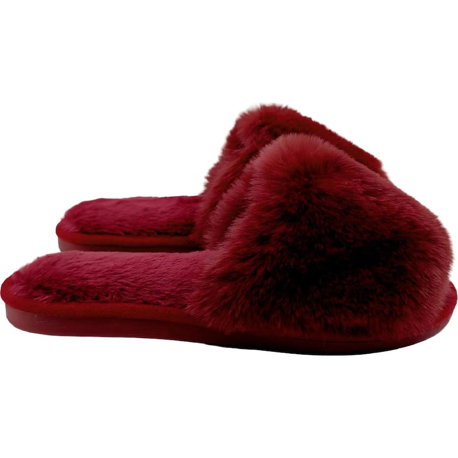Woolworths Ladies Slippers Satin Faux - Assorted