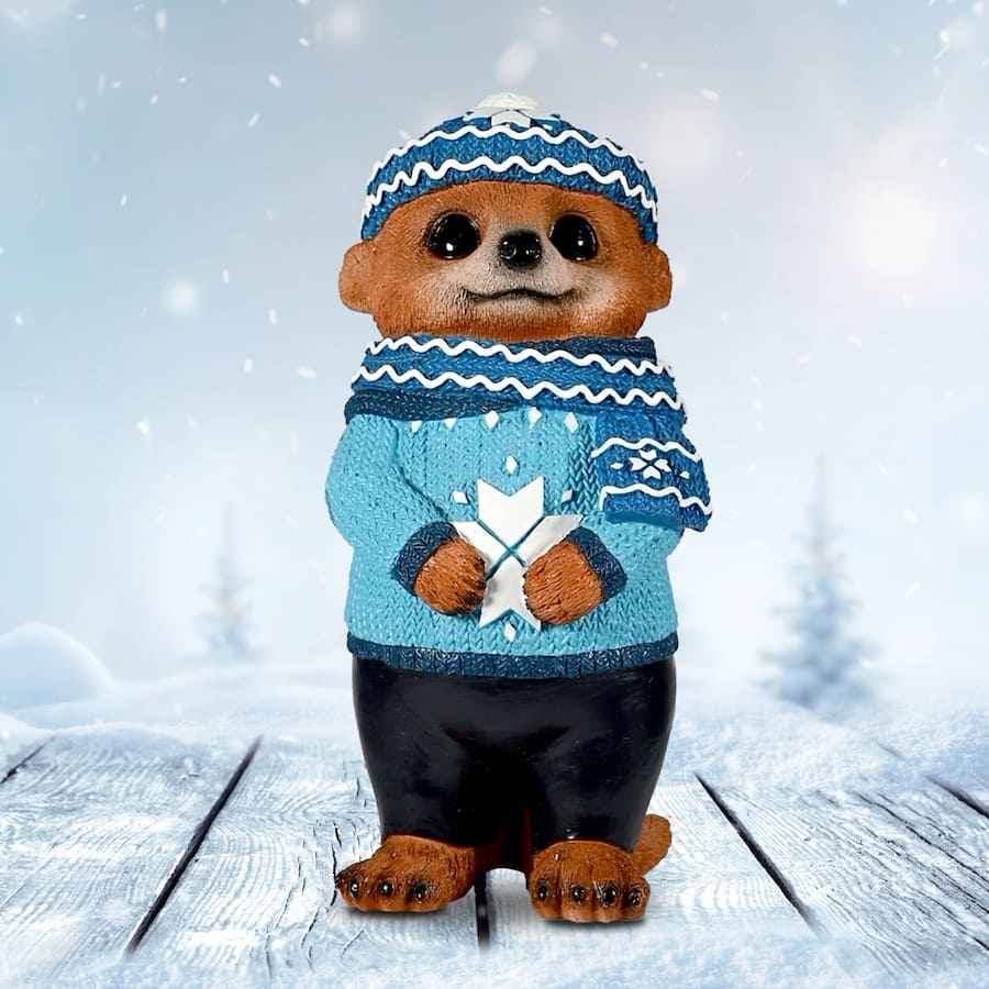 Mirabella Decoration Ollie The Meerkat Snow Buddy