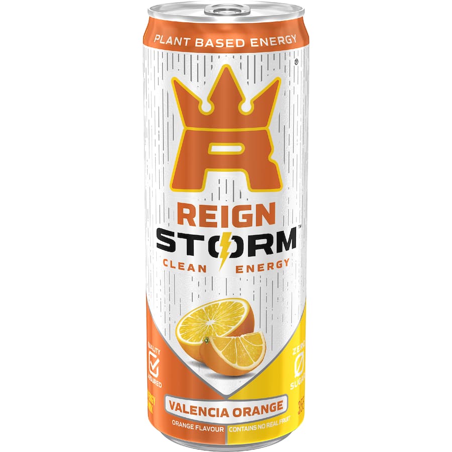 Reign Storm Energy Drink Valencia Orange Can 355mL