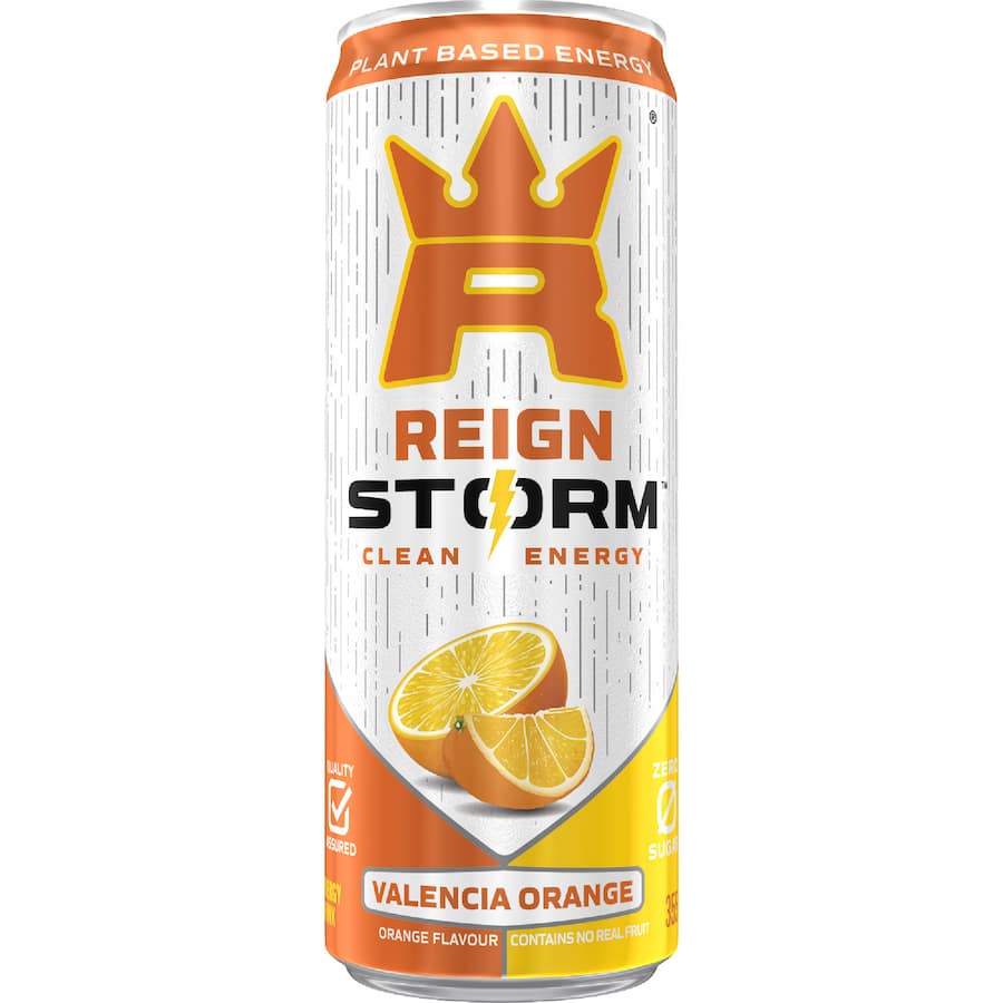 Reign Storm Energy Drink Valencia Orange Can 355mL