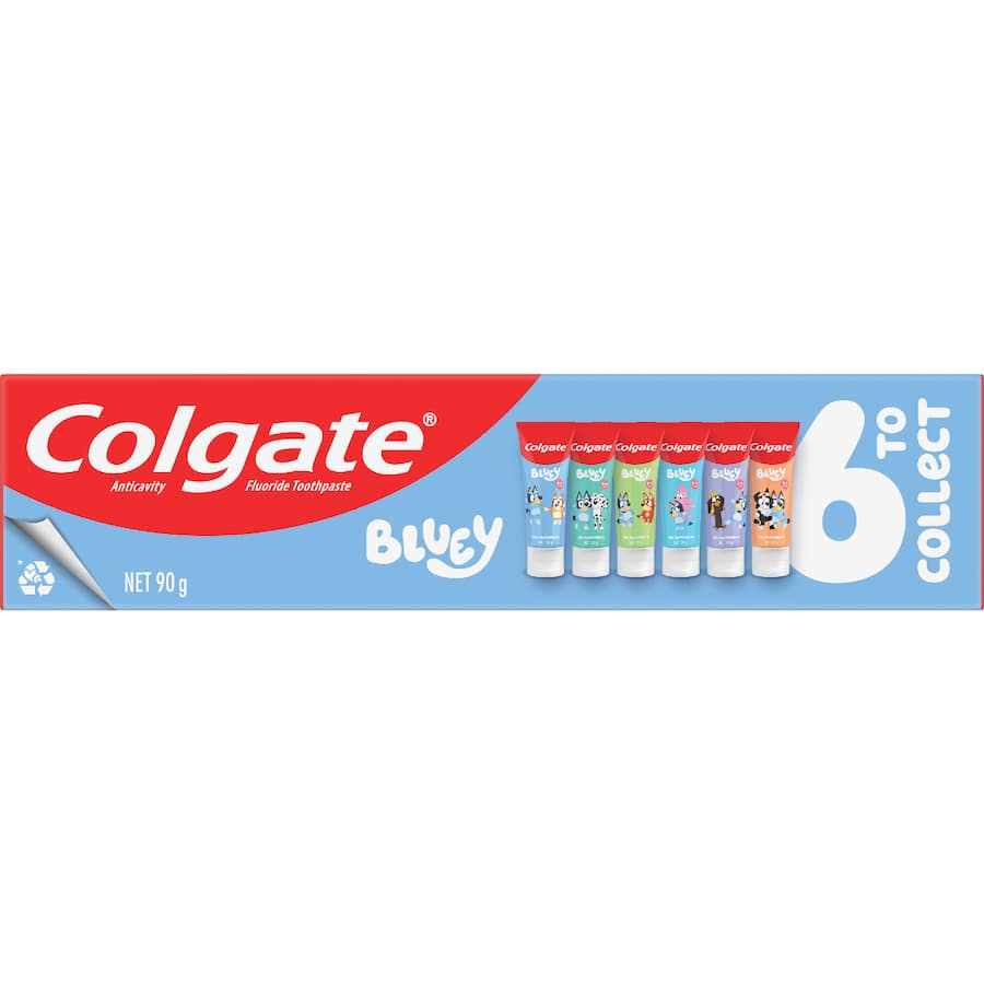 Colgate Toothpaste 2-5yrs Kids Bluey Strawberry 90g