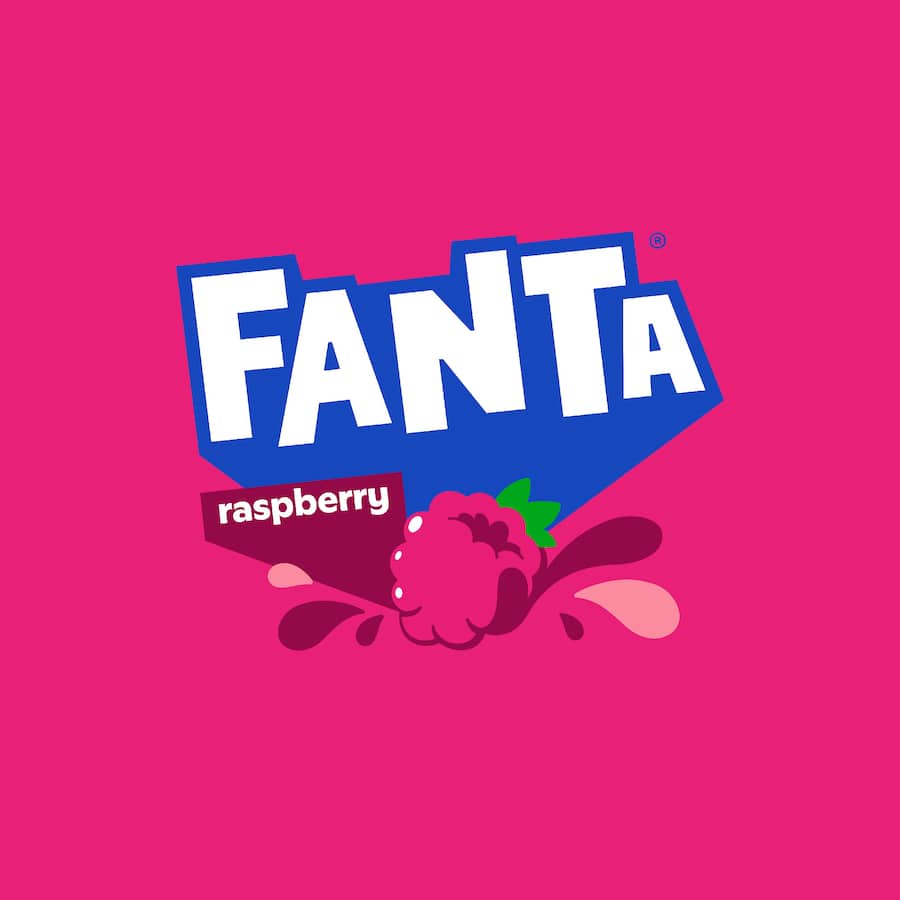 Fanta Soft Drink Raspberry 6 x 330mL