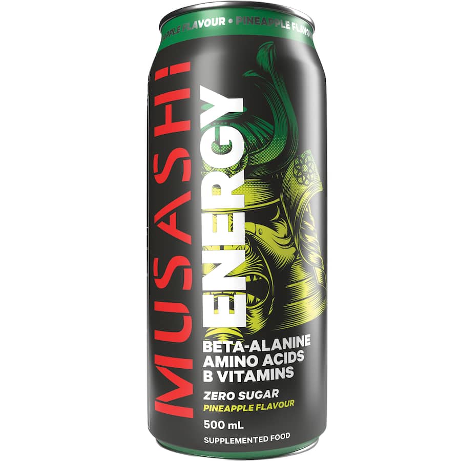 Musashi Energy Drink Pineapple 500mL