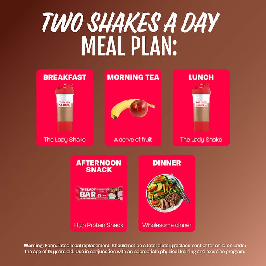 The Lady Shake Meal In A Shake Chocolate 560g