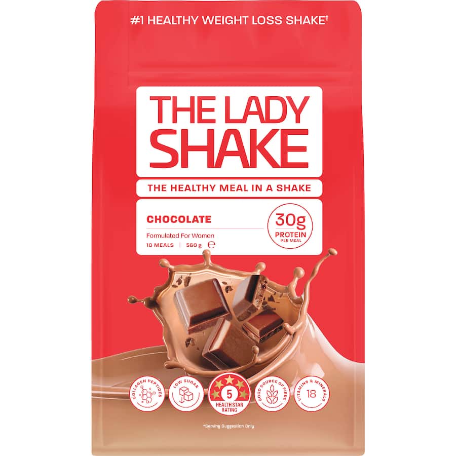The Lady Shake Meal In A Shake Chocolate 560g
