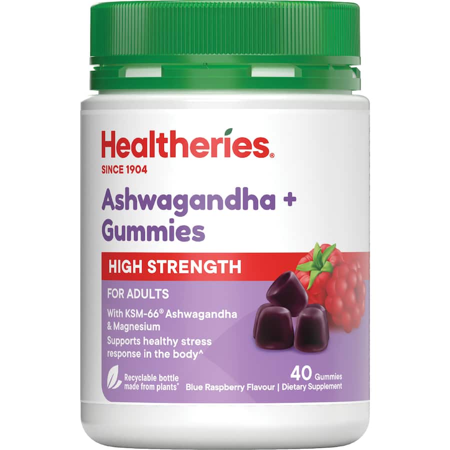 Healtheries Gummies Ashwagandha + Magnesium 40s
