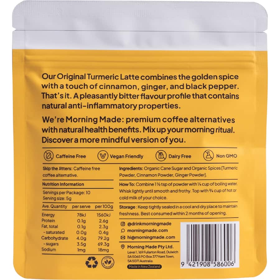 Morning Made Turmeric Latte Original 50g