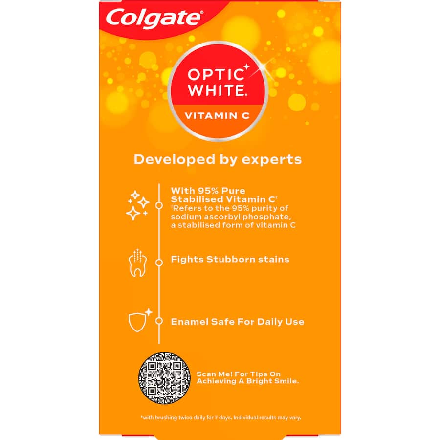 Colgate Optic White Toothpaste Vitamin C 100g