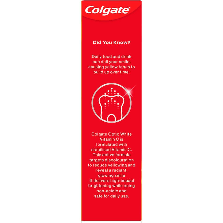 Colgate Optic White Toothpaste Vitamin C 100g