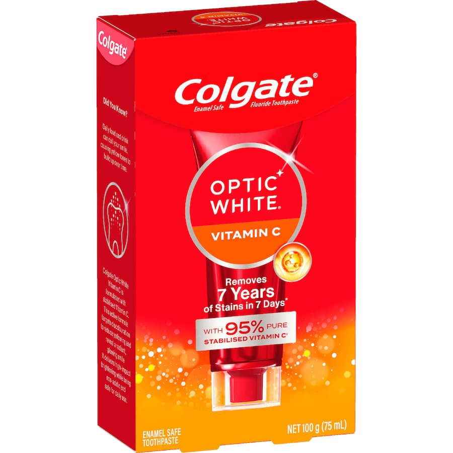 Colgate Optic White Toothpaste Vitamin C 100g