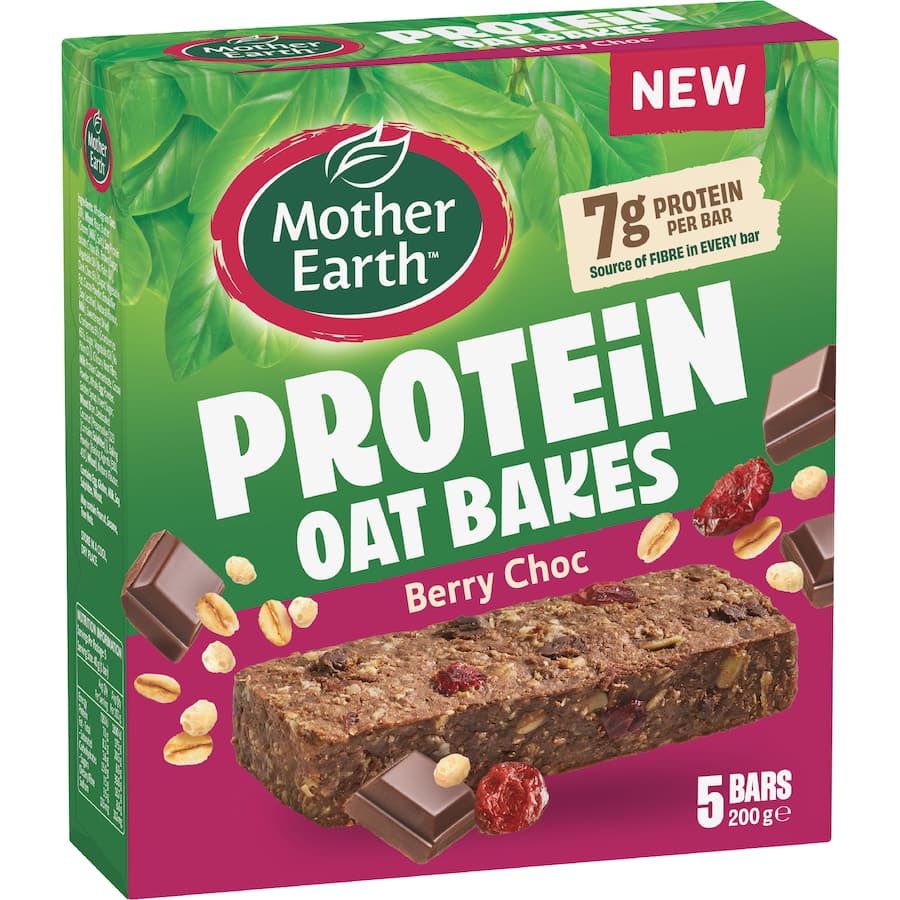 Mother Earth Protein Bars Berry Choc 200g