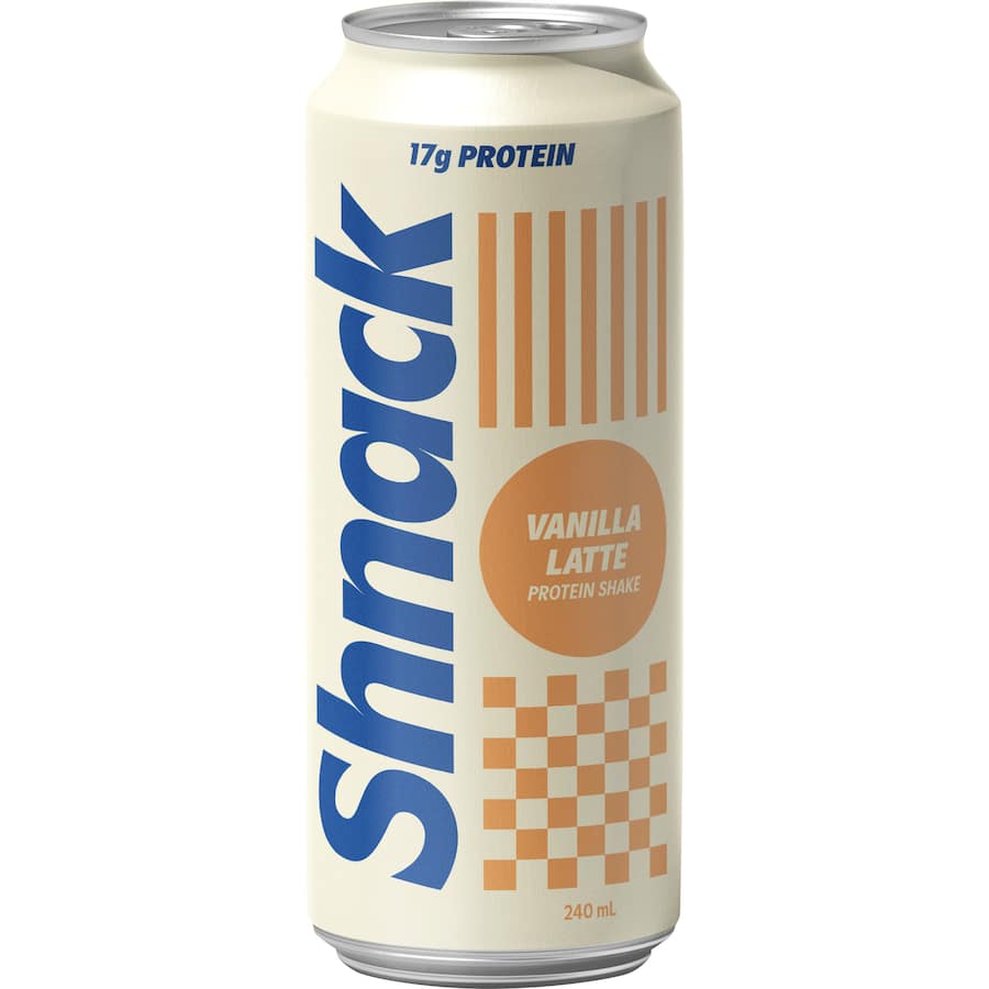 Shnack Protein Shake Vanilla Latte 240mL