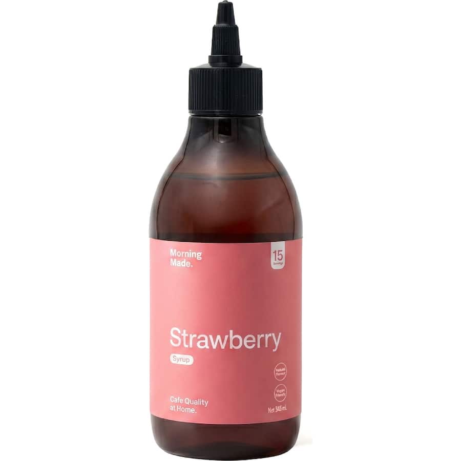 Morning Made Coffee Syrup Strawberry Latte 345mL