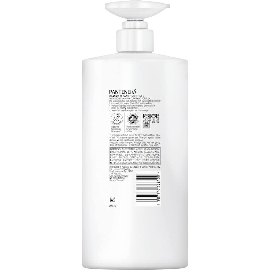 Pantene Conditioner Classic Clean 800mL
