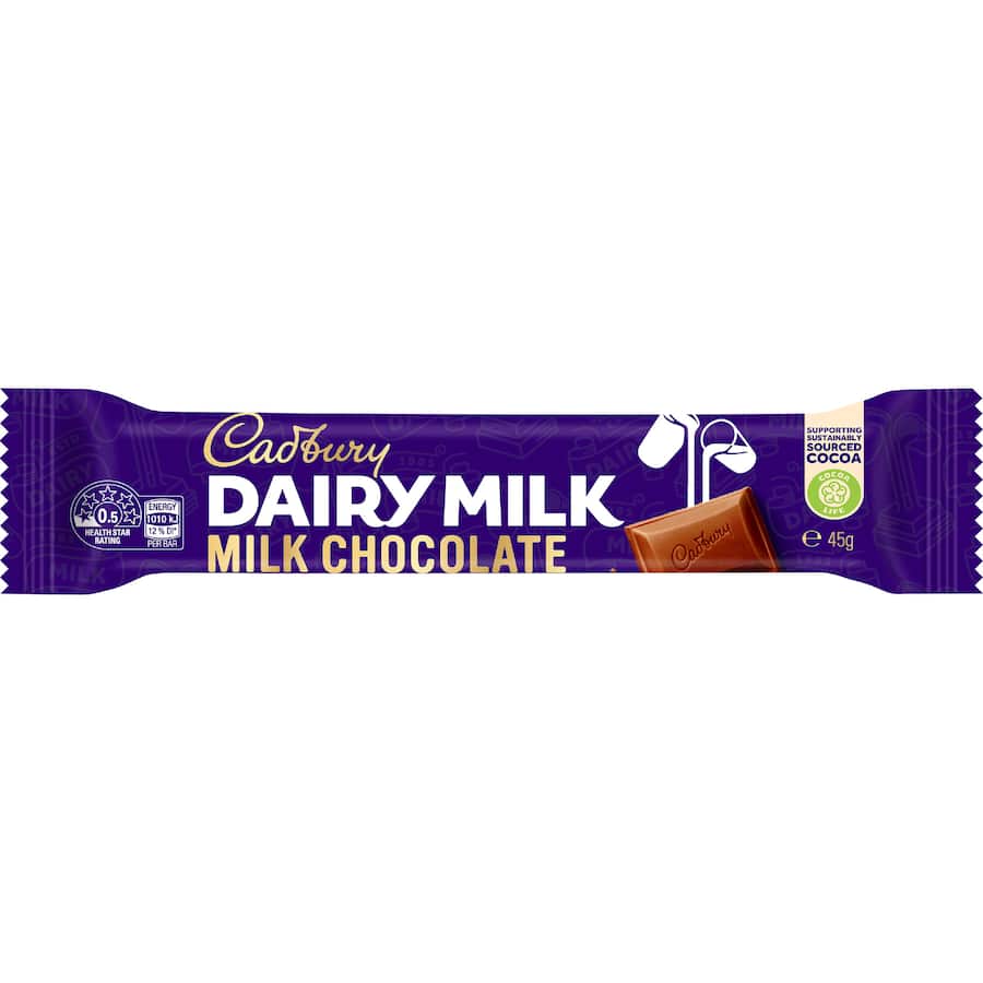 Cadbury Chocolate Bar Dairy Milk 45g