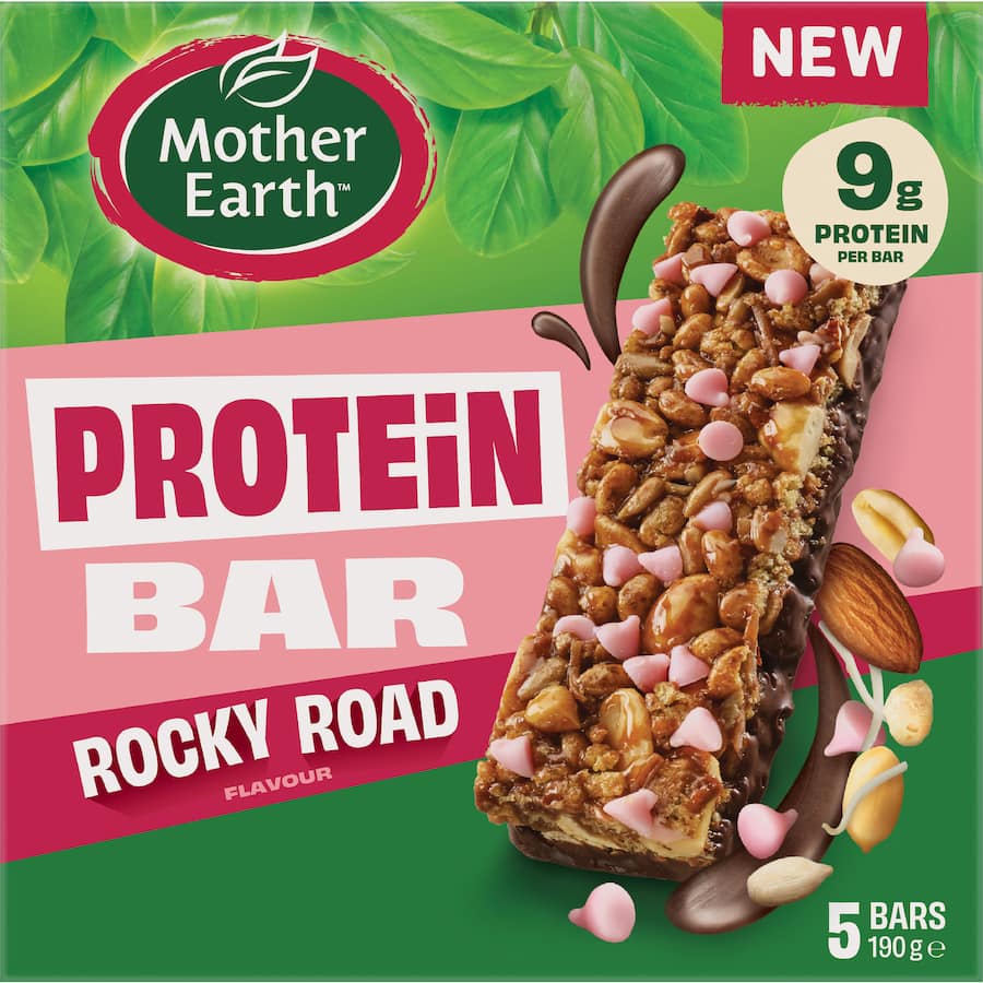 Mother Earth Protein Bars Rocky Road 190g