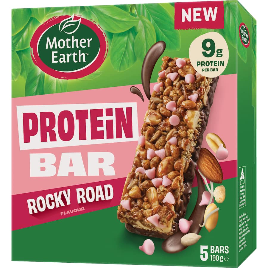 Mother Earth Protein Bars Rocky Road 190g