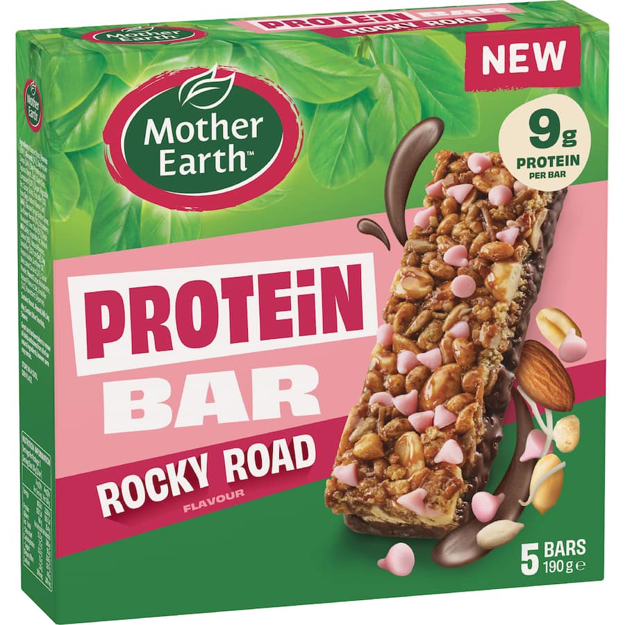 Mother Earth Protein Bars Rocky Road 190g